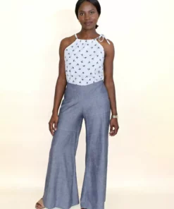 Passion Lilie Chambray Ikat Pants Clothing 7 Passion Lilie Chambray Ikat Pants Clothing