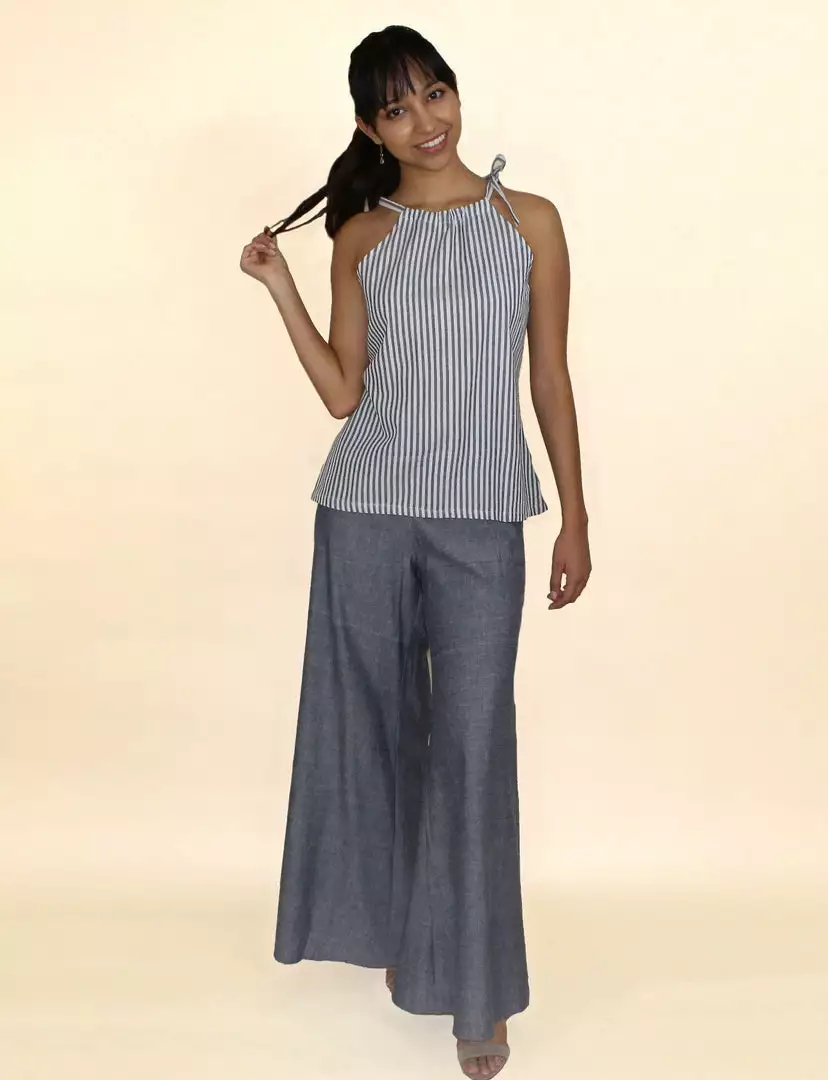 Passion Lilie Chambray Ikat Pants Clothing 3 Passion Lilie Chambray Ikat Pants Clothing