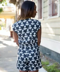 Passion Lilie Charlie Ikat Jumpsuit Clothing