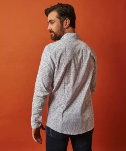 Passion Lilie Men's Classic Tulip Button Down Shirt