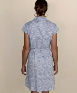 Passion Lilie Clear Skies Button-Up Dress Clothing