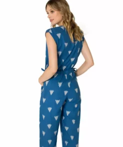 Passion Lilie Cobalt Ikat Jumpsuit 9 Passion Lilie Cobalt Ikat Jumpsuit