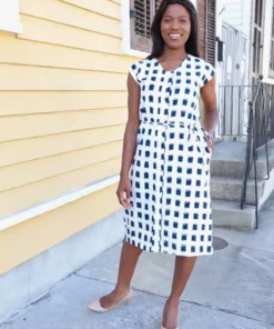 Passion Lilie Clothing Fiona Ikat Dress