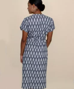 Passion Lilie Clothing Graycie Ikat Wrap Dress 7 Passion Lilie Clothing Graycie Ikat Wrap Dress