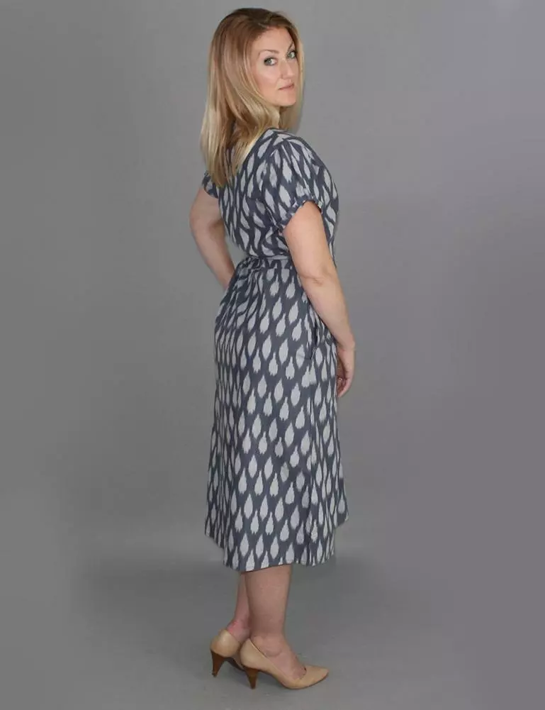 Passion Lilie Clothing Graycie Ikat Wrap Dress 2 Passion Lilie Clothing Graycie Ikat Wrap Dress