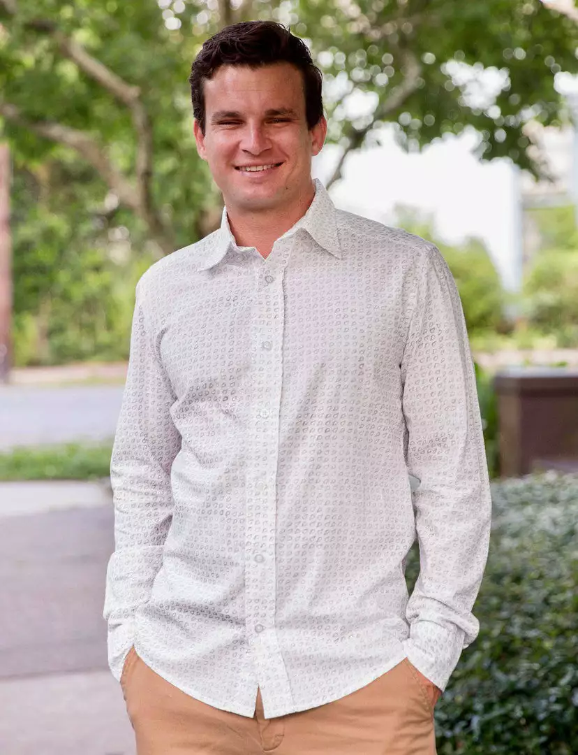 Passion Lilie Men's Indre Button Down Shirt 3 Passion Lilie Men's Indre Button Down Shirt