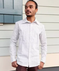 Passion Lilie Men's Indre Button Down Shirt 8 Passion Lilie Men's Indre Button Down Shirt