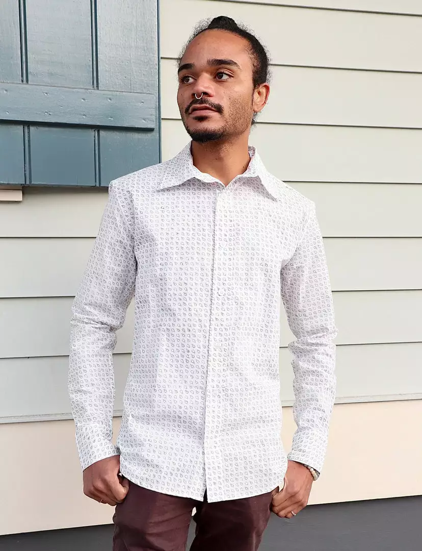 Passion Lilie Men's Indre Button Down Shirt 4 Passion Lilie Men's Indre Button Down Shirt