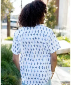 Passion Lilie Men's Jackson Ikat Button Down Shirt