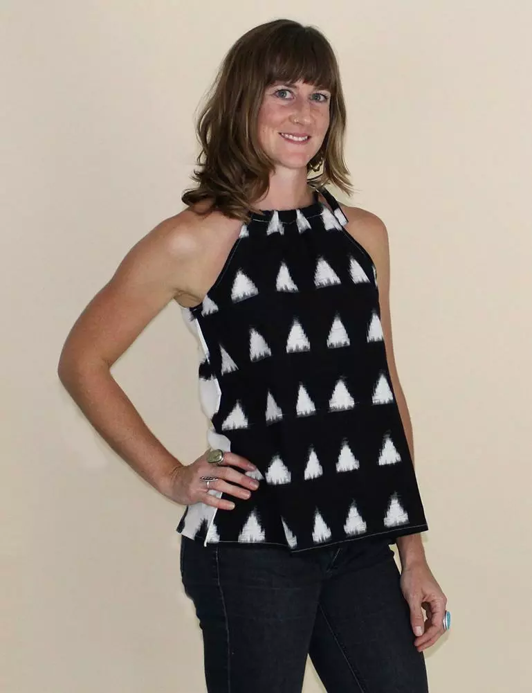 Passion Lilie Jessie Triangle Top - Black Clothing 3 Passion Lilie Jessie Triangle Top - Black Clothing