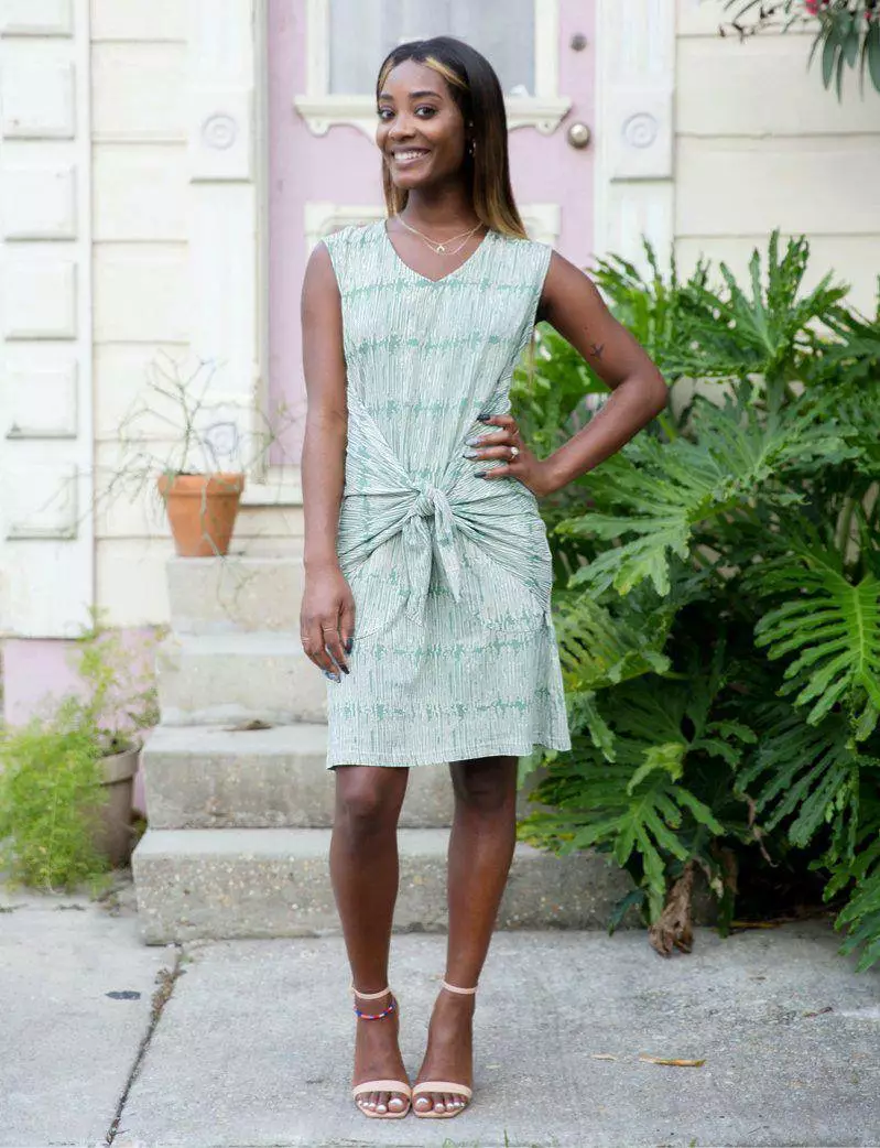 Passion Lilie Clothing Kiwi Front Tie Dress 1 Passion Lilie Clothing Kiwi Front Tie Dress