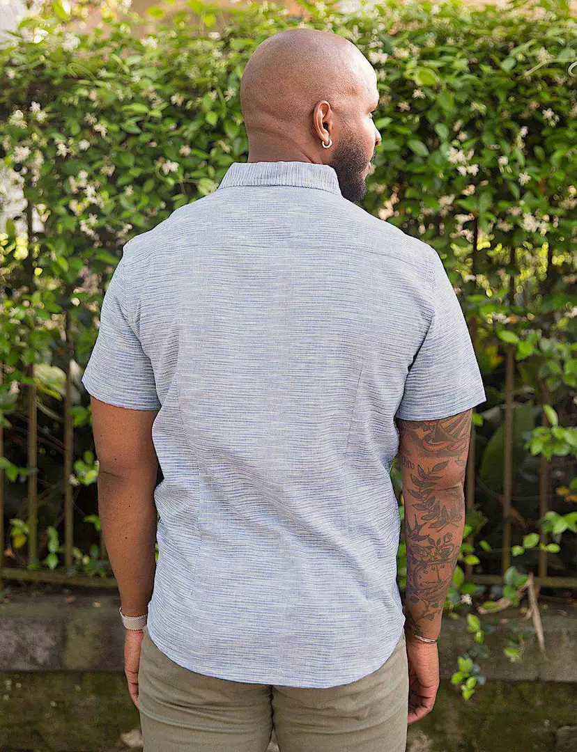 Passion Lilie Men's Light Blue Button Down Shirt 2 Passion Lilie Men's Light Blue Button Down Shirt