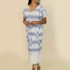 Passion Lilie Neoma Blue Kaftan