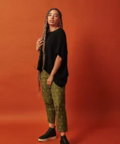 Passion Lilie Olive Crop Pants