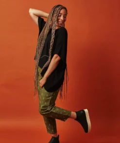 Passion Lilie Olive Crop Pants