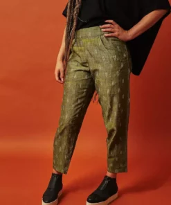 Passion Lilie Olive Crop Pants