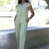 Passion Lilie Clothing Olive Jumpsuit