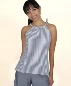 Passion Lilie Pinstripe Tank Top Clothing