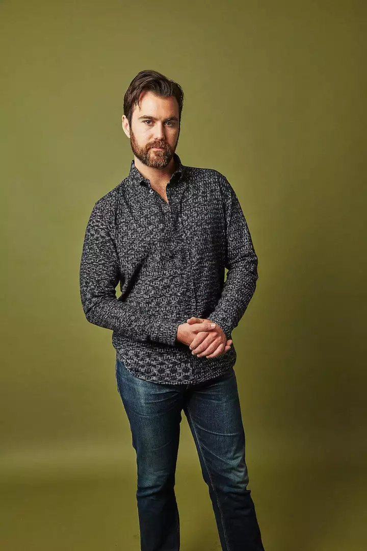 Passion Lilie Men's Timeless Button Down Shirt - Black 6 Passion Lilie Men's Timeless Button Down Shirt - Black