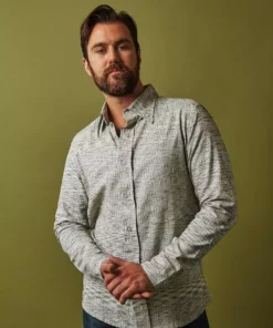 Passion Lilie Men's Timeless Button Down Shirt - Gray 10 Passion Lilie Men's Timeless Button Down Shirt - Gray