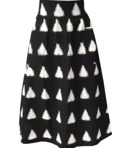 Passion Lilie Clothing Triangles Midi Skirt