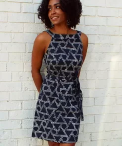 Passion Lilie Triangles Shift Dress