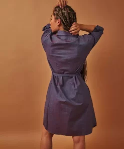 Passion Lilie Viola Button Dress