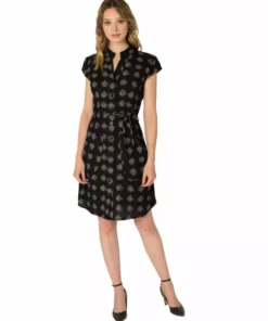Passion Lilie Clothing Zoey Ikat Button-Up Dress