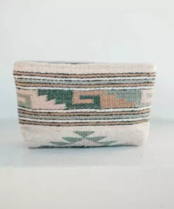 MZ Fair Trade Pastel Mitla Wool Clutch Bag