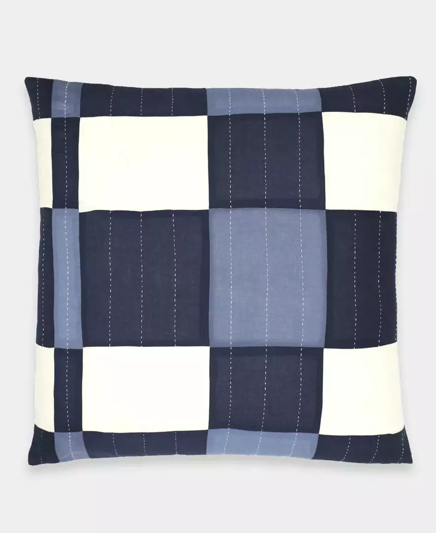 Anchal Home Goods Patchwork Plaid Euro Sham 1 Anchal Home Goods Patchwork Plaid Euro Sham