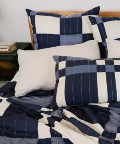 Anchal Home Goods Patchwork Plaid Euro Sham