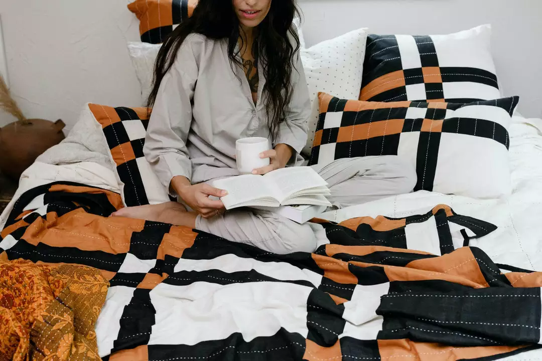 Anchal Patchwork Plaid Lumbar Pillow Home Goods 8 Anchal Patchwork Plaid Lumbar Pillow Home Goods