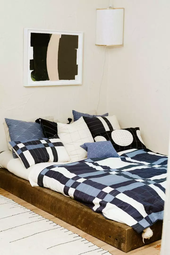 Anchal Patchwork Plaid Lumbar Pillow Home Goods 5 Anchal Patchwork Plaid Lumbar Pillow Home Goods