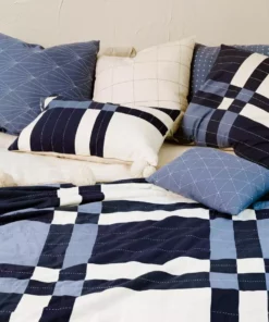 Anchal Patchwork Plaid Lumbar Pillow Home Goods 16 Anchal Patchwork Plaid Lumbar Pillow Home Goods