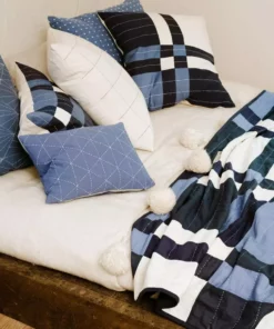 Anchal Patchwork Plaid Quilt Throw