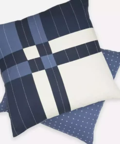 Anchal Home Goods Patchwork Plaid Throw Pillow