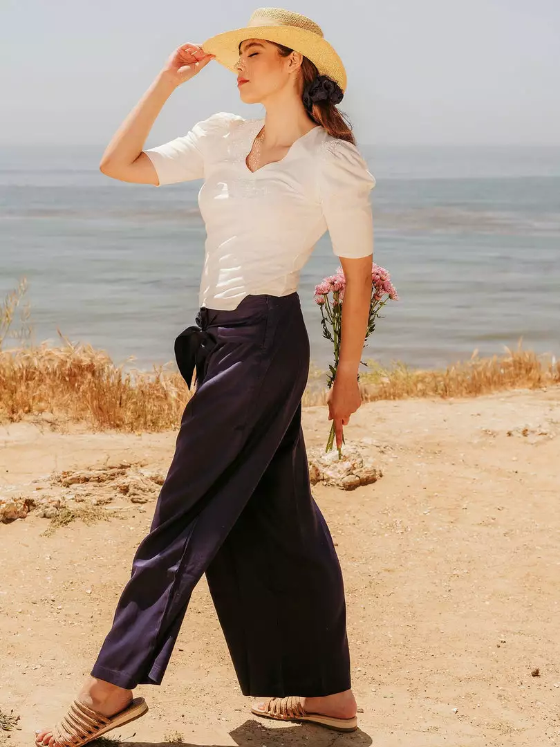 Valani Pauline Hemp Knit Puff Top 3 Valani Pauline Hemp Knit Puff Top