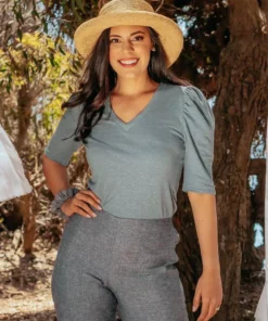 Valani Pauline Hemp Knit Puff Top 29 Valani Pauline Hemp Knit Puff Top