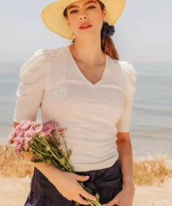 Valani Pauline Hemp Knit Puff Top 27 Valani Pauline Hemp Knit Puff Top