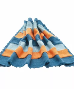 Pebble Baby Blanket - Petrol Blue Throw Blankets