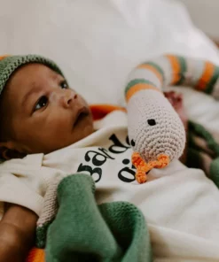 Pebble Snake Rattle - Khaki