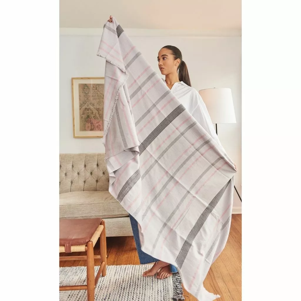 Studio Variously Pewter Throw Blanket Home Goods 2 Studio Variously Pewter Throw Blanket Home Goods