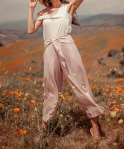 Valani Phalla Tencel Pants - Pale Lilac