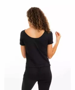 Leena & Lu Best Sellers Pima Short Pajama Set - Black