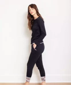 Leena & Lu Pima Long Sleeve And Jogger Set Best Sellers