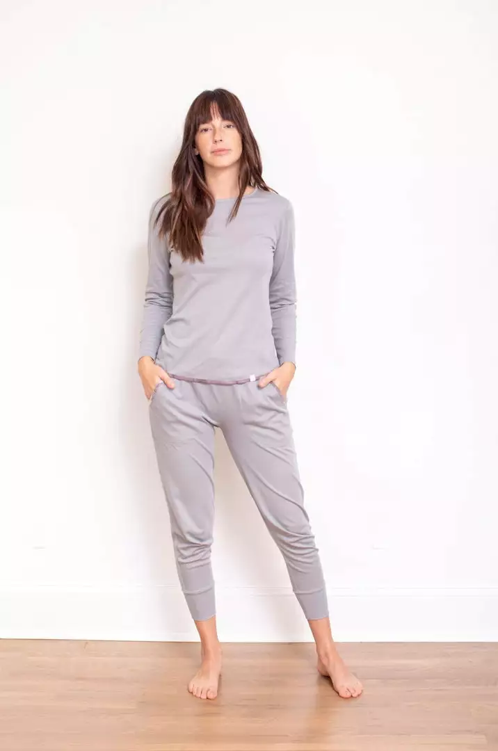 Leena & Lu Pima Long Sleeve And Jogger Set Best Sellers 1 Leena & Lu Pima Long Sleeve And Jogger Set Best Sellers