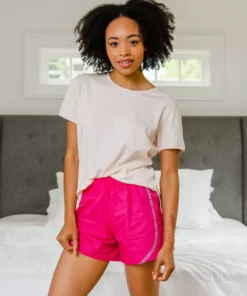 Leena & Lu New Arrivals Pima Poplin Short Lounge Set