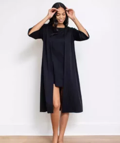 Leena & Lu Pima Short Robe Home Goods