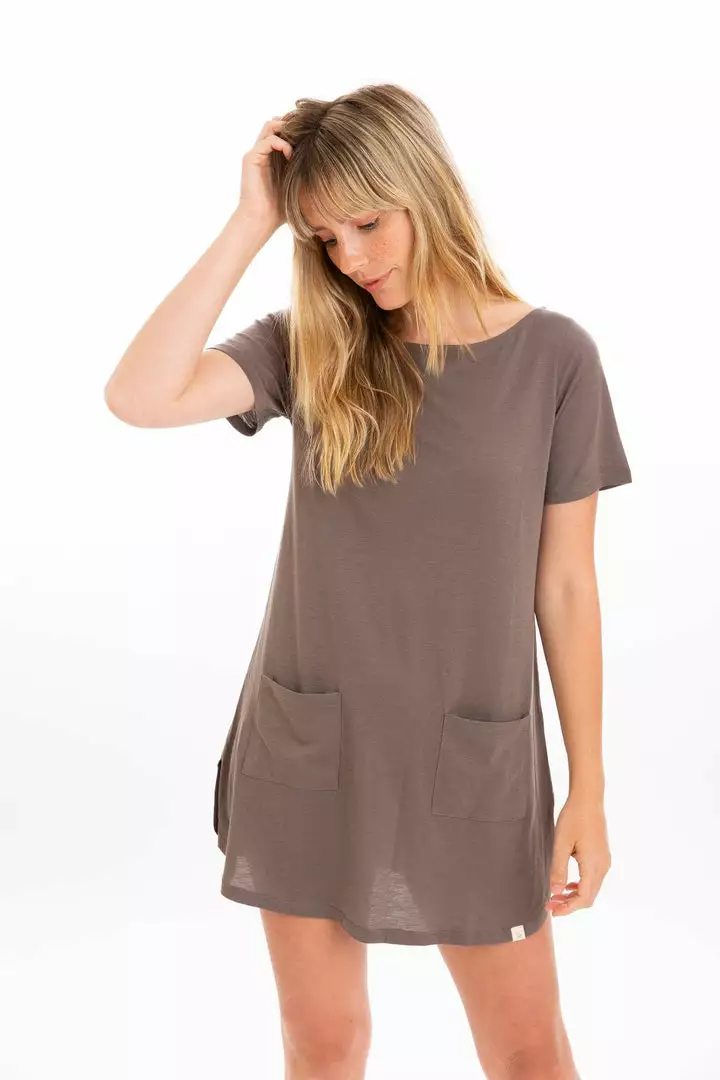 Leena & Lu Pima T-Shirt Dress 7 Leena & Lu Pima T-Shirt Dress