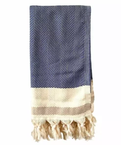 Hilana: Upcycled Cotton Pipa Upcycled Throw Blanket